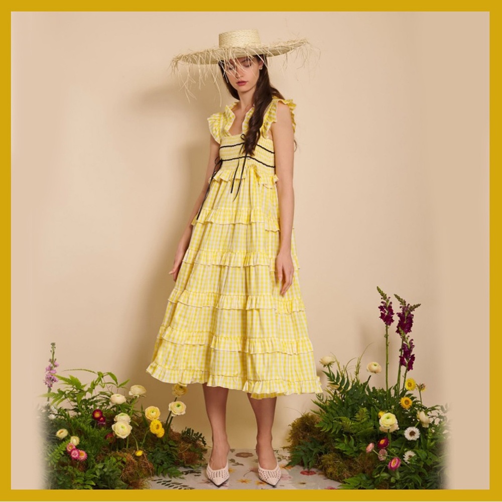 Sister Jane Yellow Gingham Dress - Picture 3 of 4